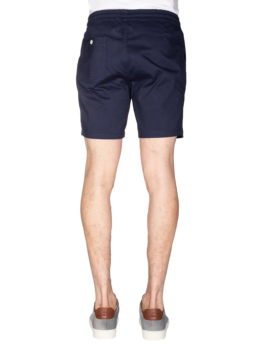 Allister Draw String Logo Shorts Marine