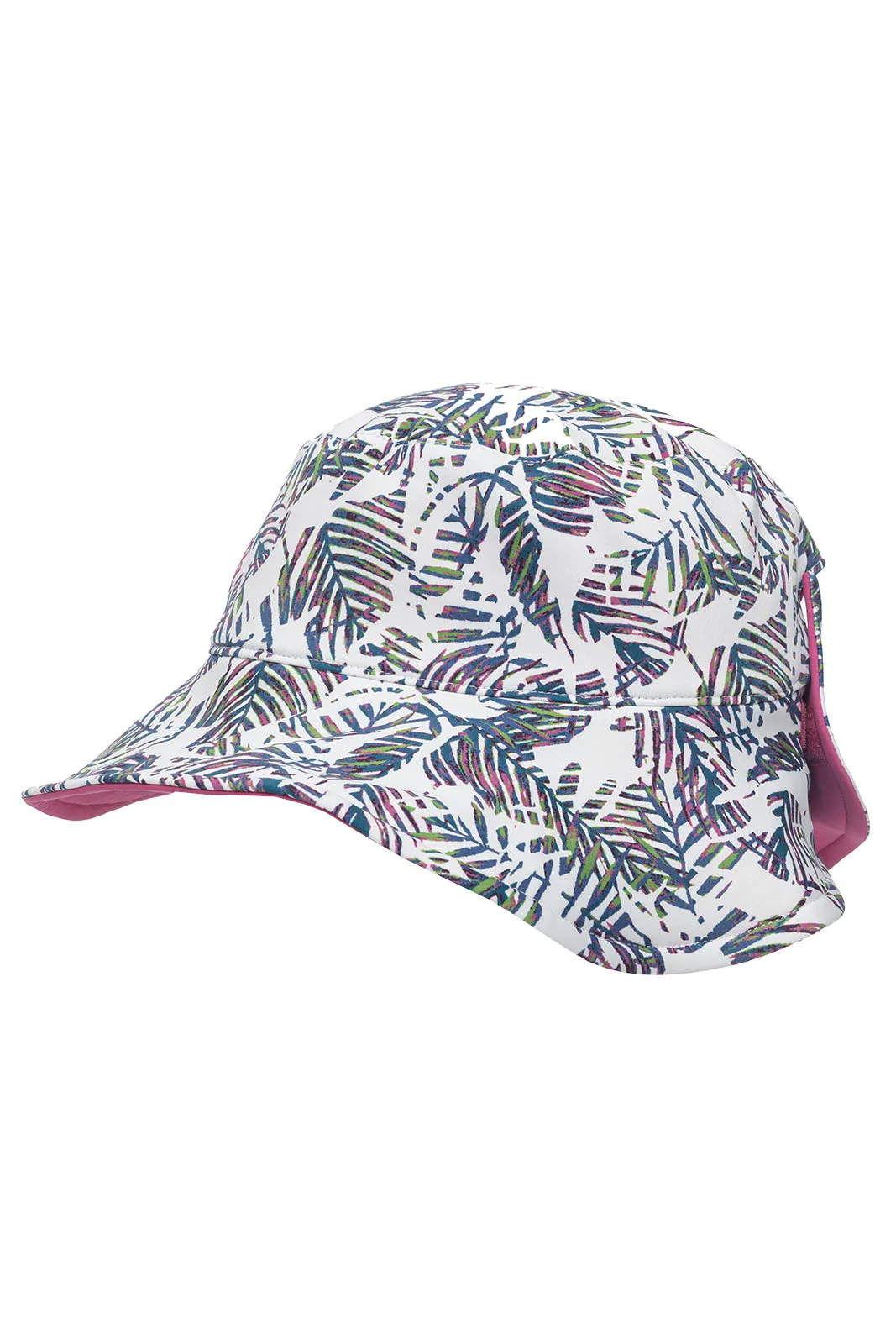 Ariel Reversible Pool Hat | Magnolia Pink Beach Leaves