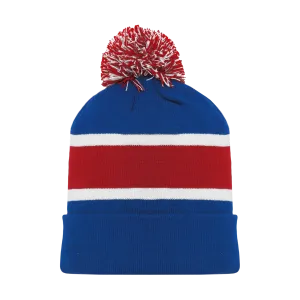 Athletic Knit (AK) A1830A-812 Adult New York Rangers Royal Blue Hockey Toque/Beanie