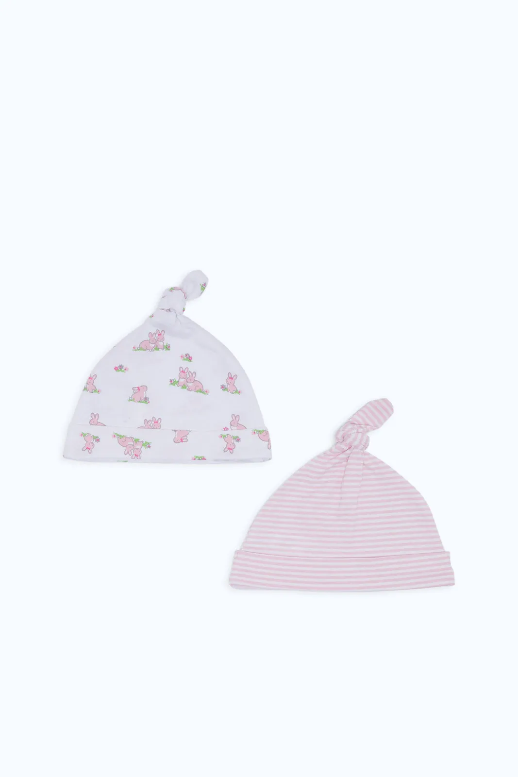 Baby Girls Pink Hat Set (2 Piece)