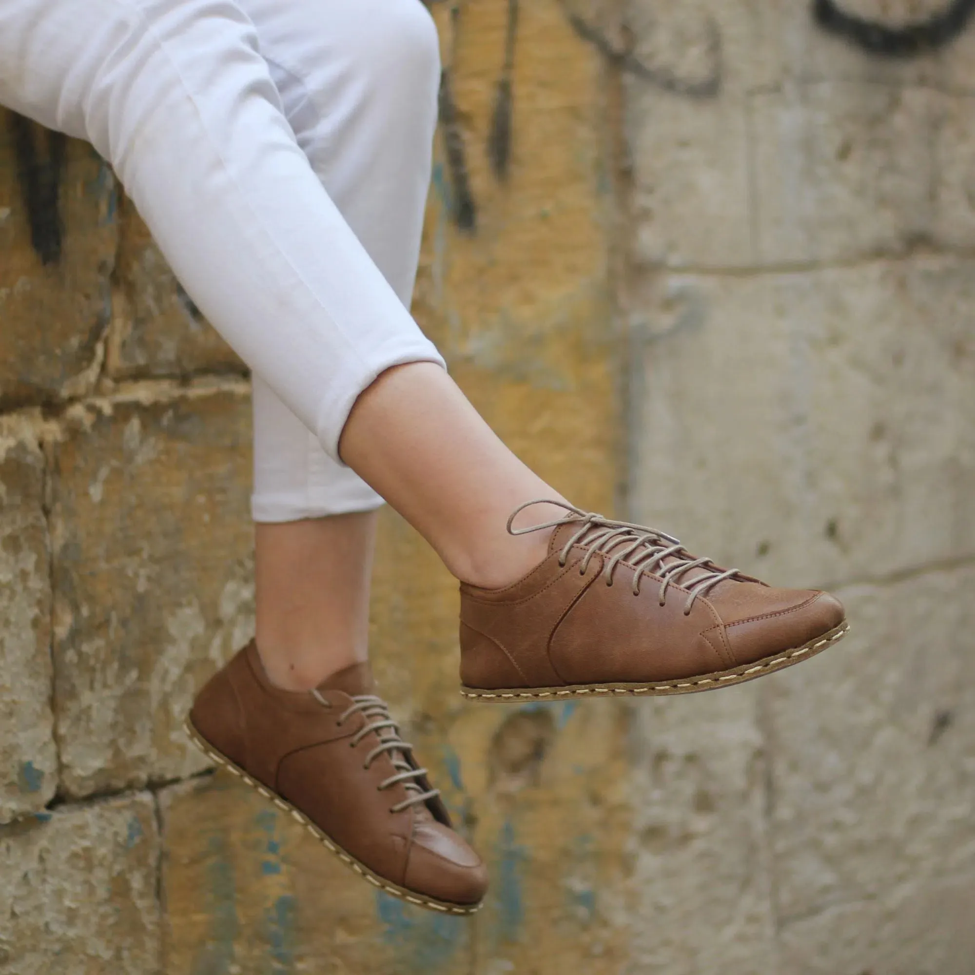 Barefoot Sneaker Matte Brown for Women