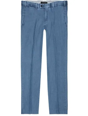 Blue Classic Cotton Parma Trousers