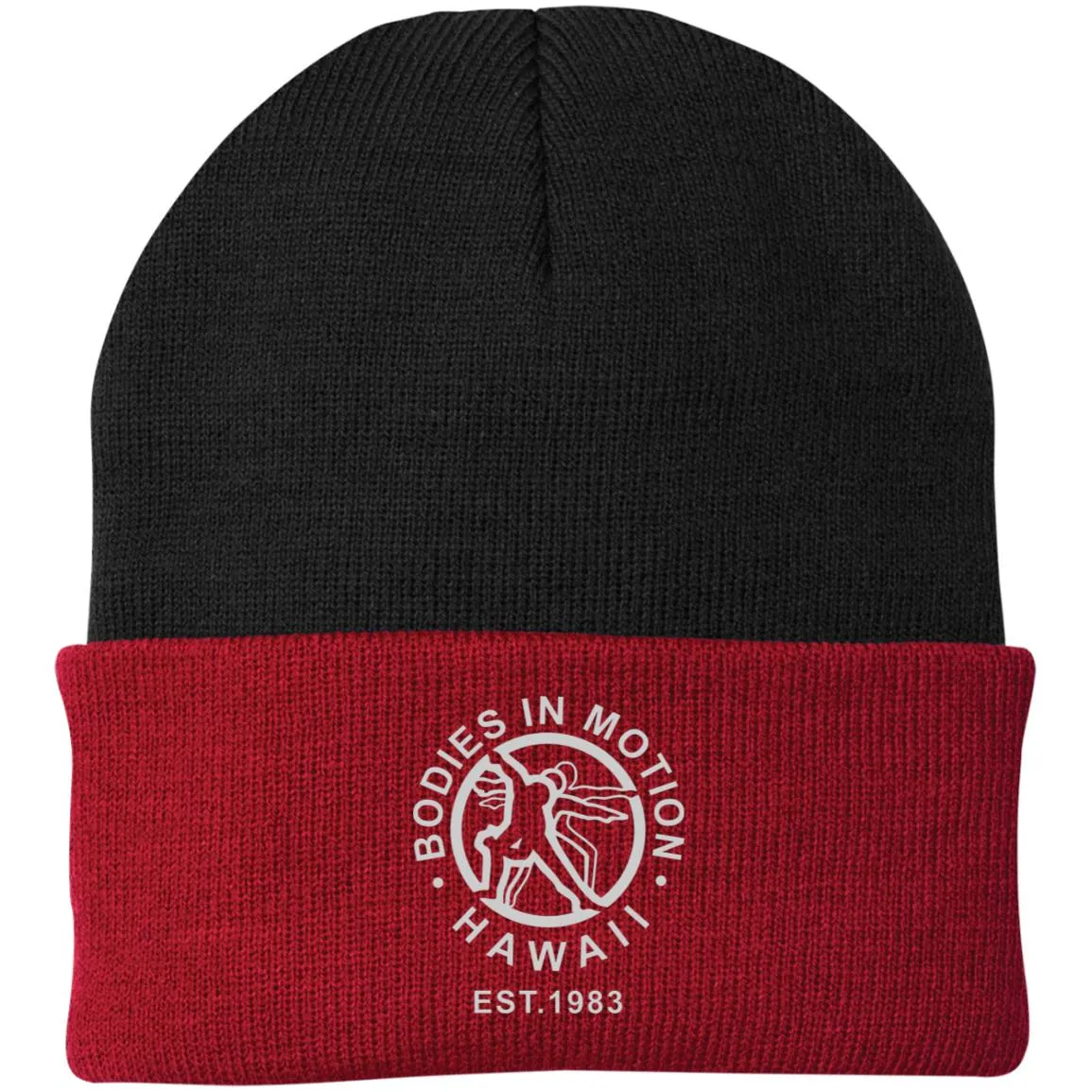 Bodies in Motions Embroidered Knit Cap