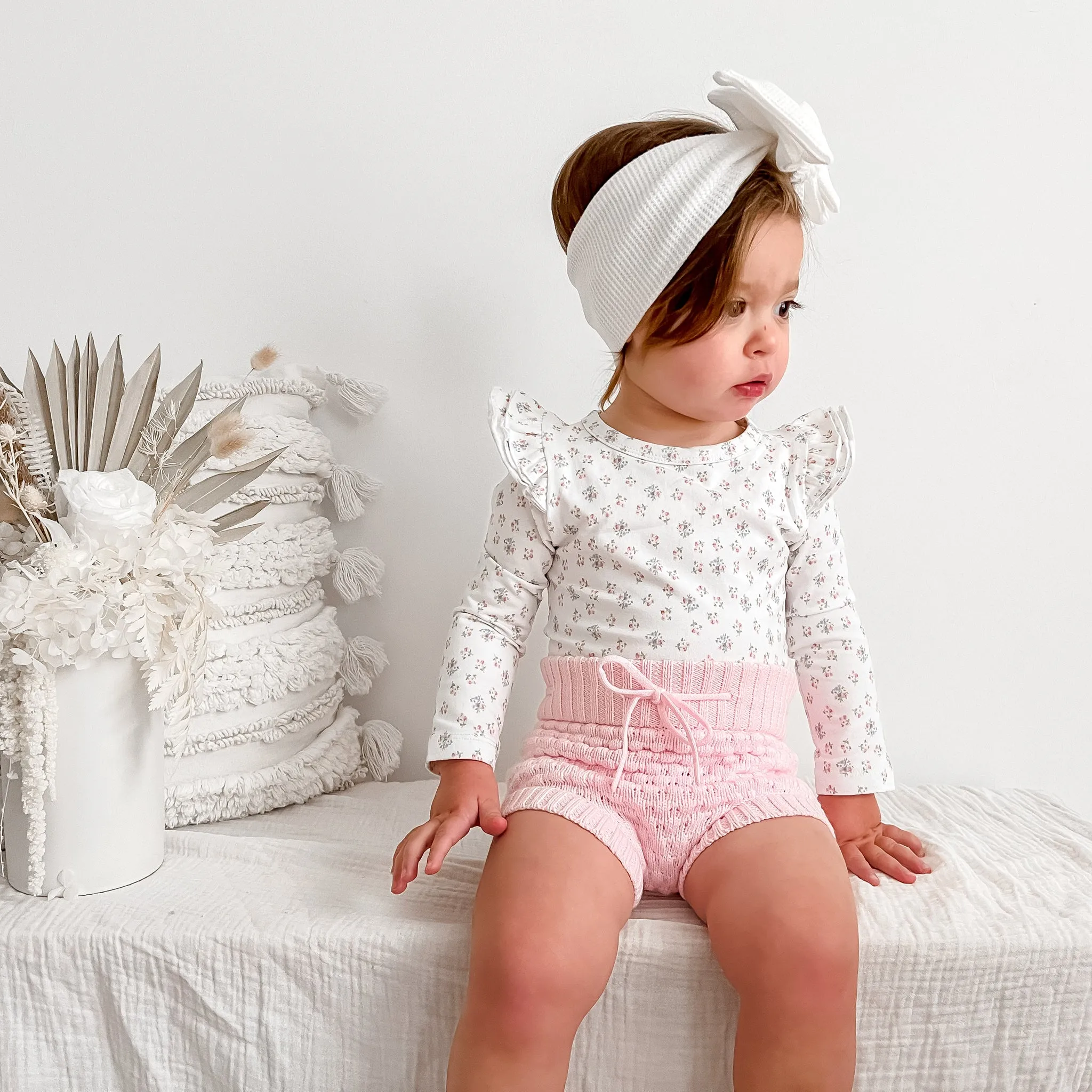 Bubble Knit Bloomers - Ballerina Pink