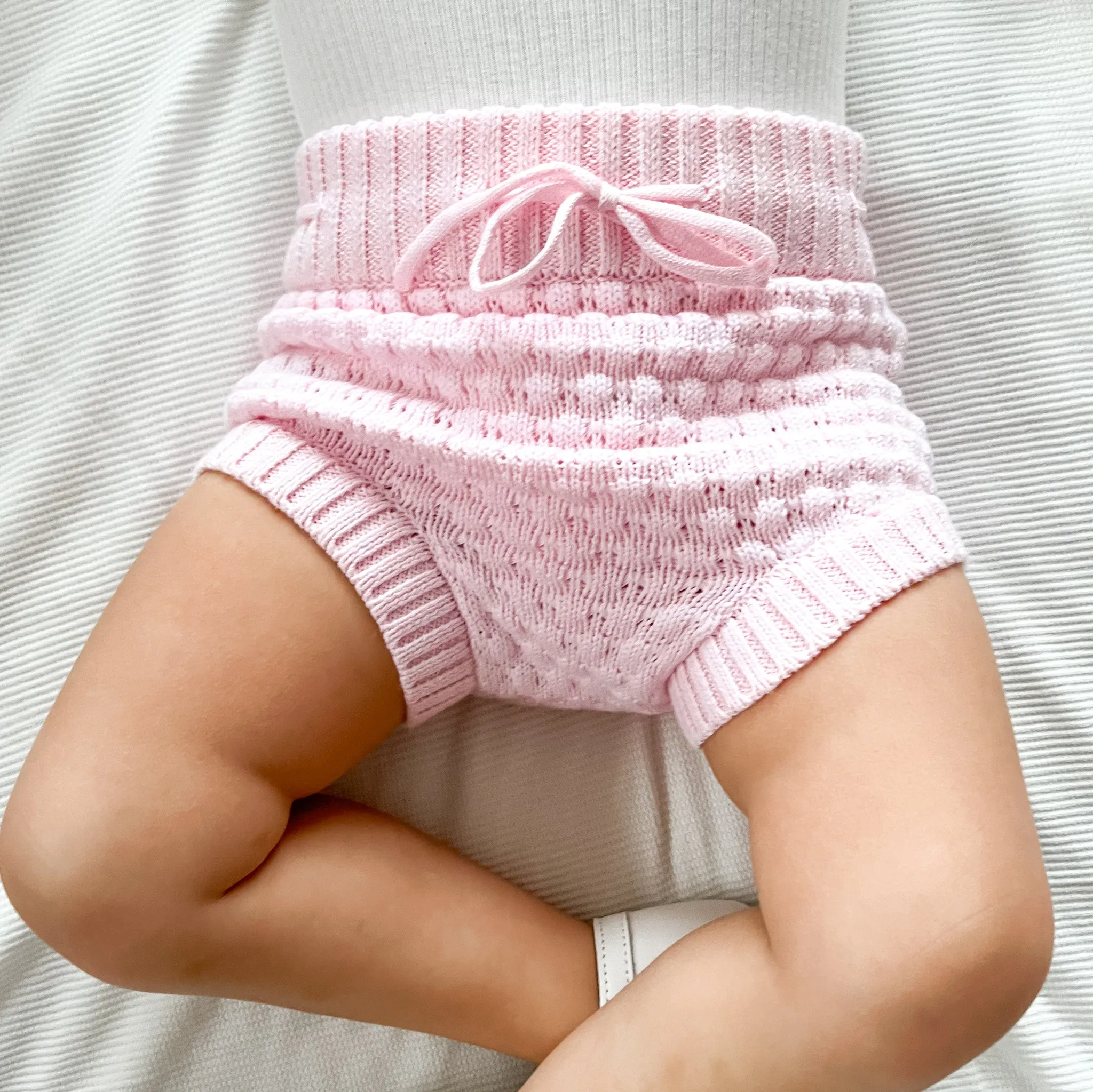 Bubble Knit Bloomers - Ballerina Pink