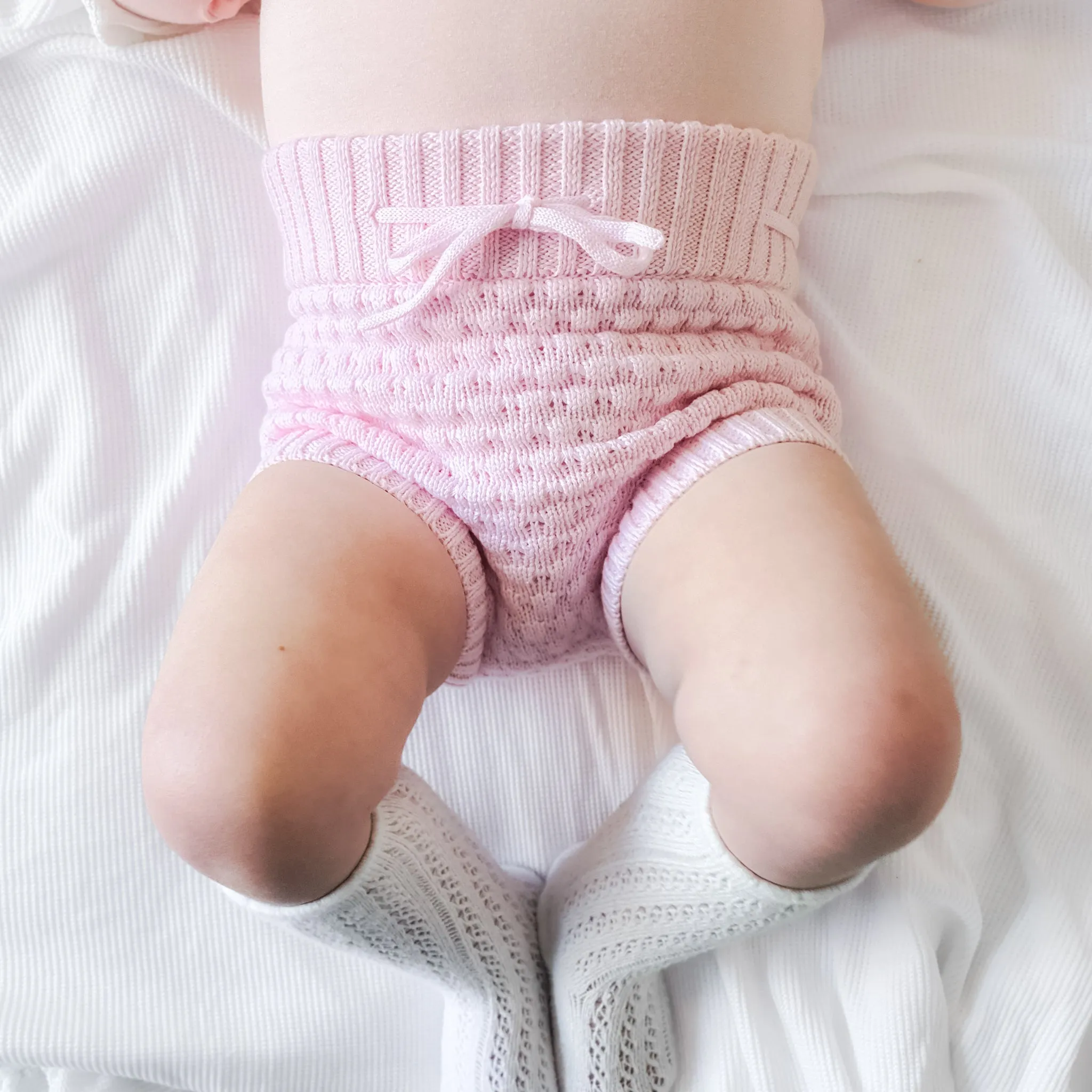 Bubble Knit Bloomers - Ballerina Pink