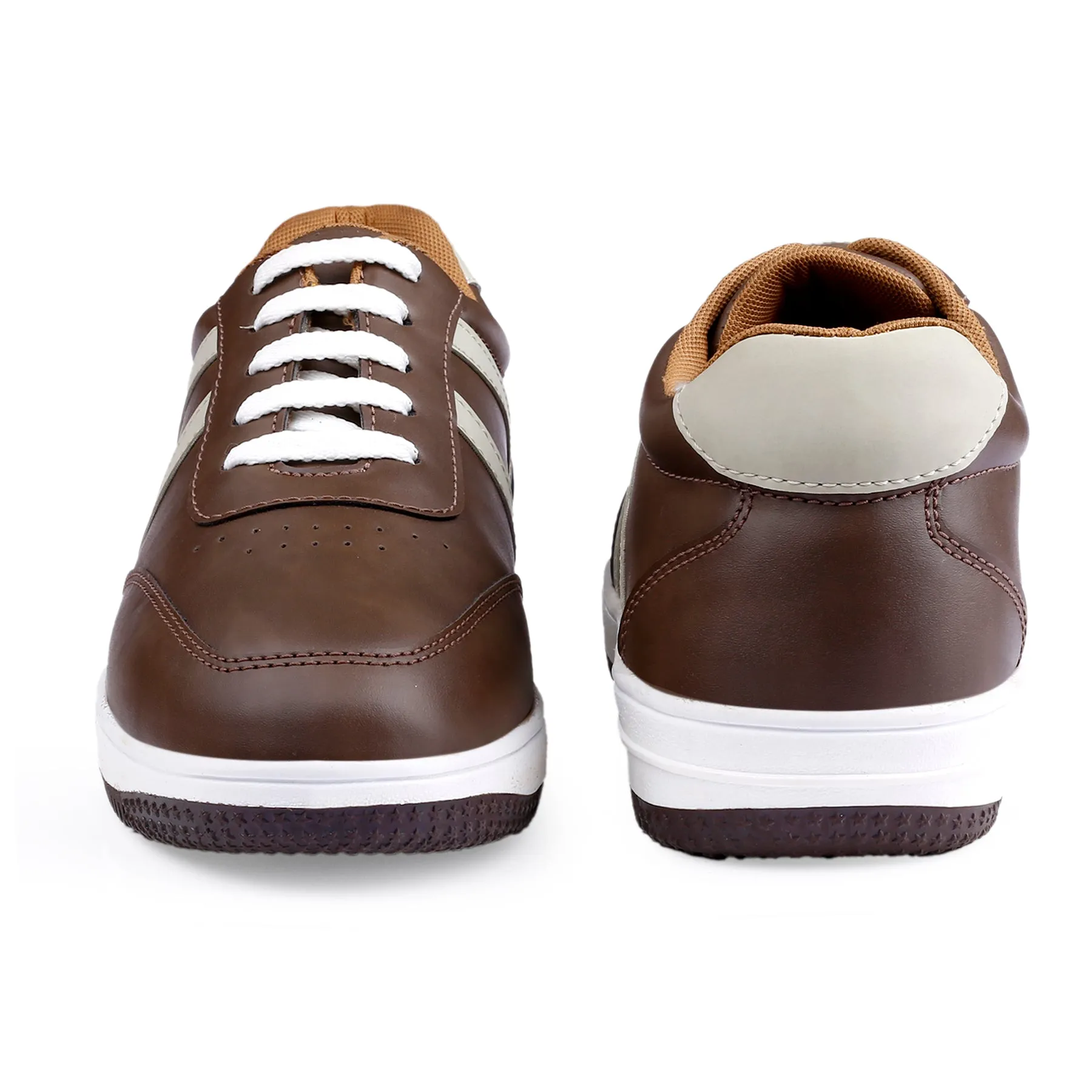 Bxxy's Ultra Comfortable Striped Lace-up Shoes for Men