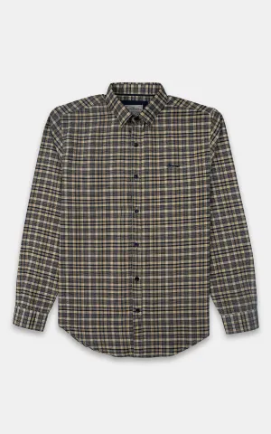 CASUAL SHIRT YELLOW CHECK