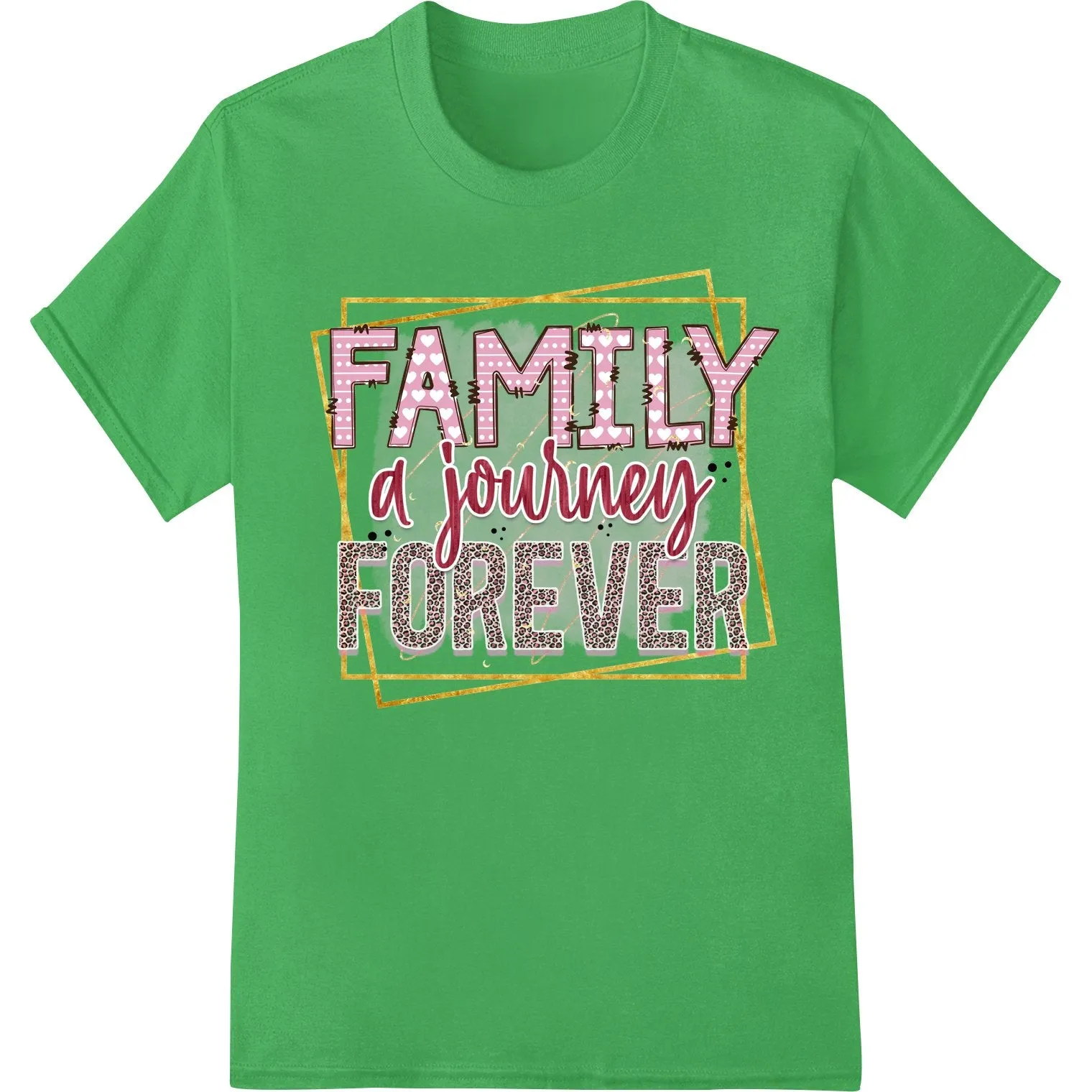 Cherish Family Love: Timeless Journey Heat Transfer