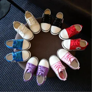 Comfortable Breathable Children's Canvas Sneakers