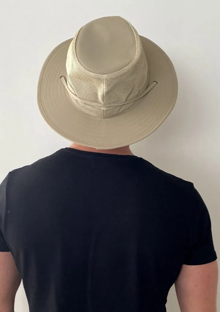 Crushable Safari Large Head Mens Hat Breathable