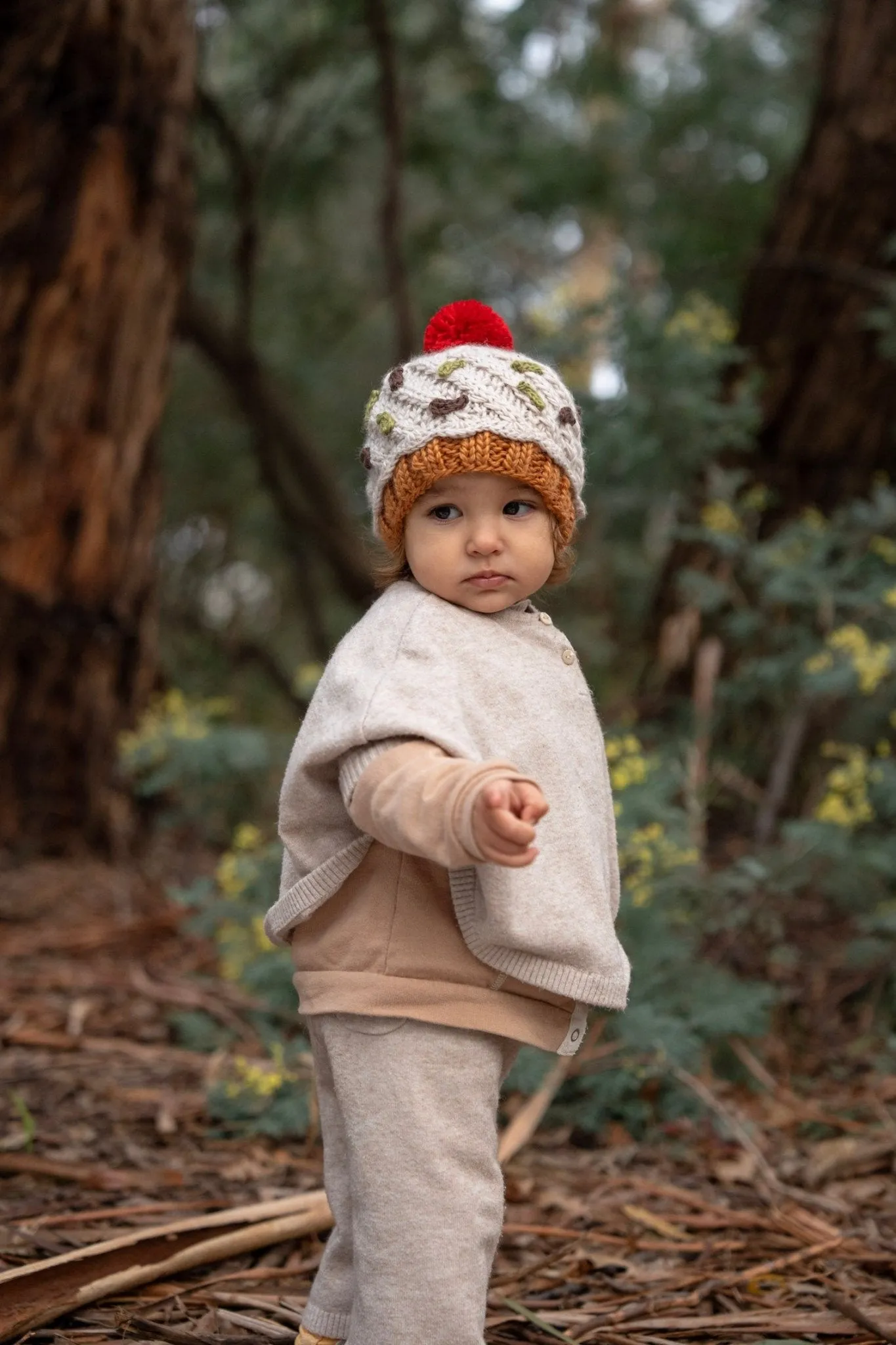 Cupcake Beanie Green