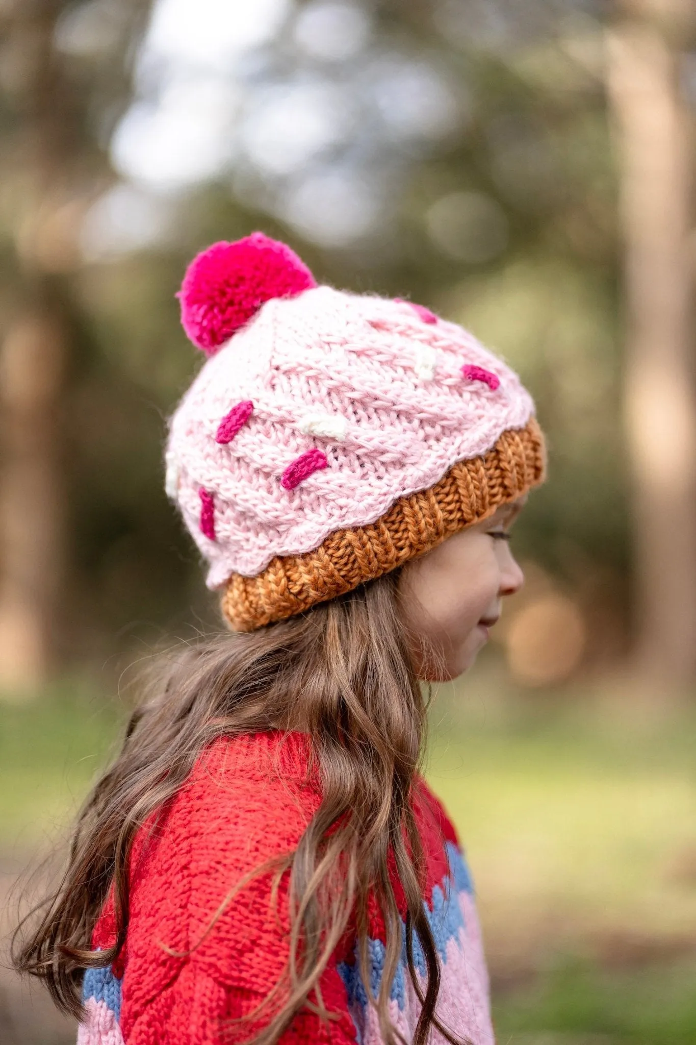 Cupcake Beanie Pink