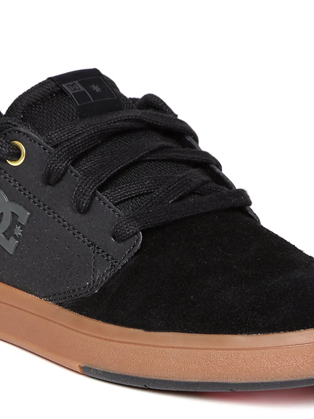 DC Men Black PLAZA TC S Suede Sneakers