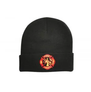 Deluxe Fire Department Embroidered Watch Cap