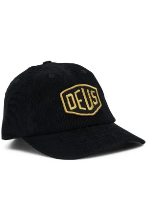 Deus Shield Cord Dad Cap Black