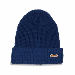 Embroidered Beanie Cuffed Knit Hat