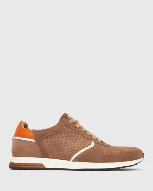 FOX Leather Lace-up Sneakers