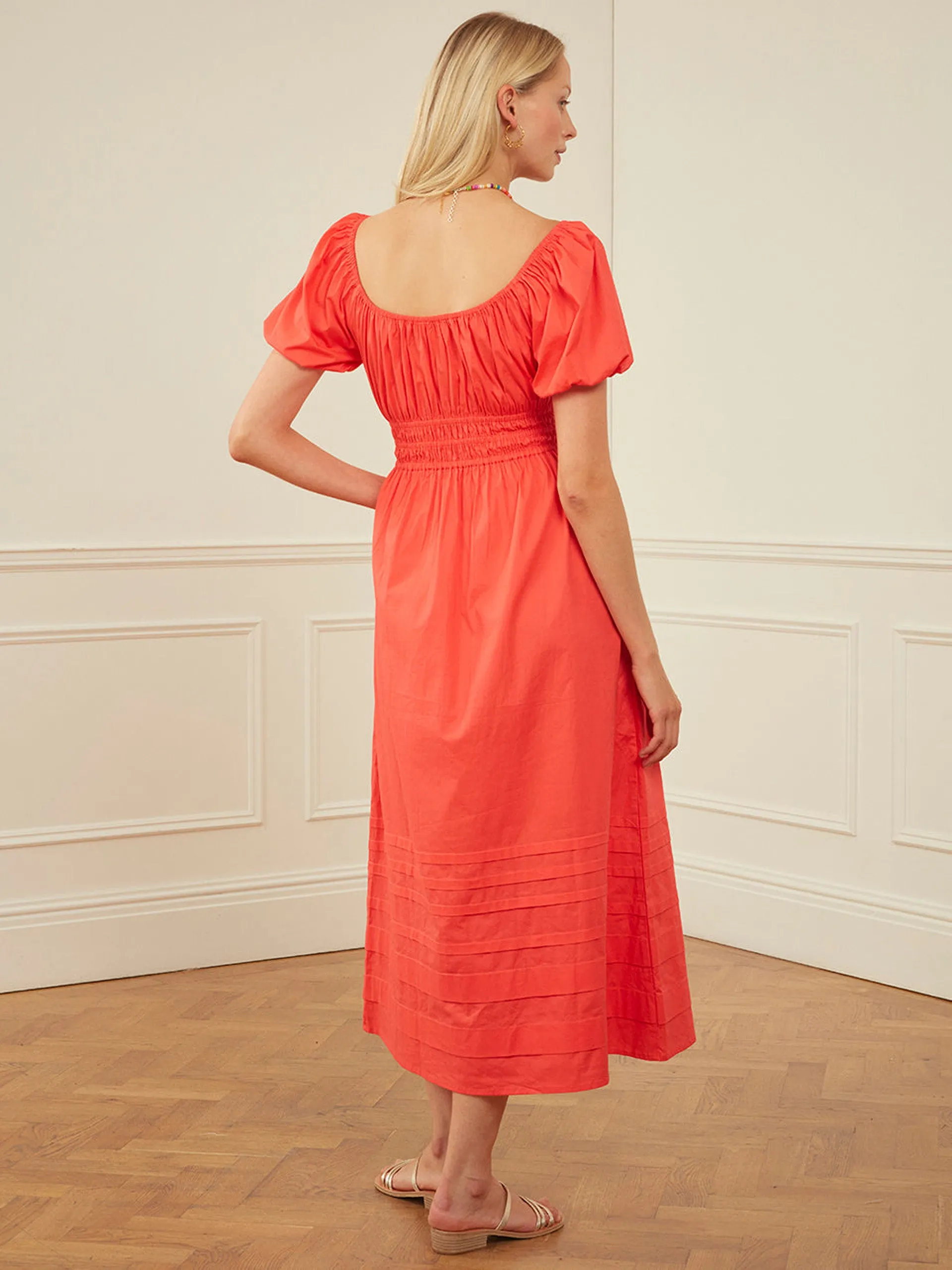 Geranium poplin katie dress