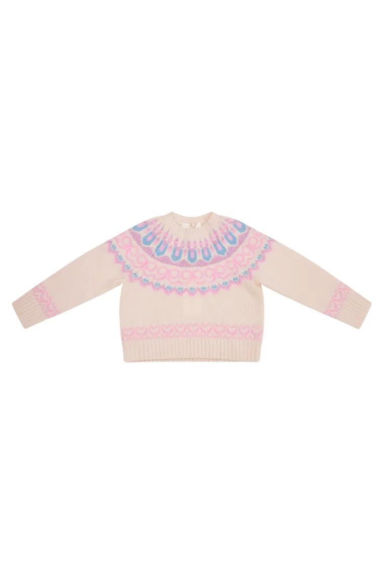 Girls Albine Wool Pullover