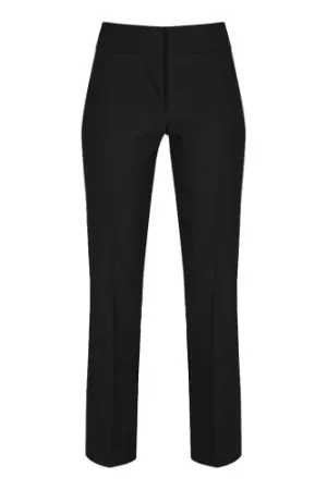 Girls Fit Senior Black Trousers