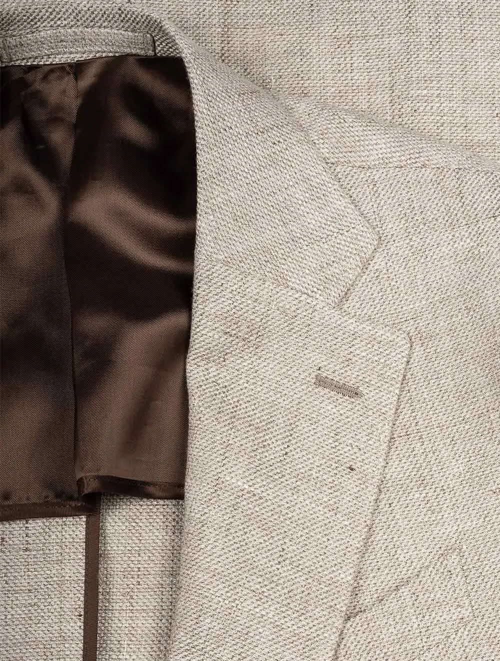 Half Lined Sports Jacket Beige