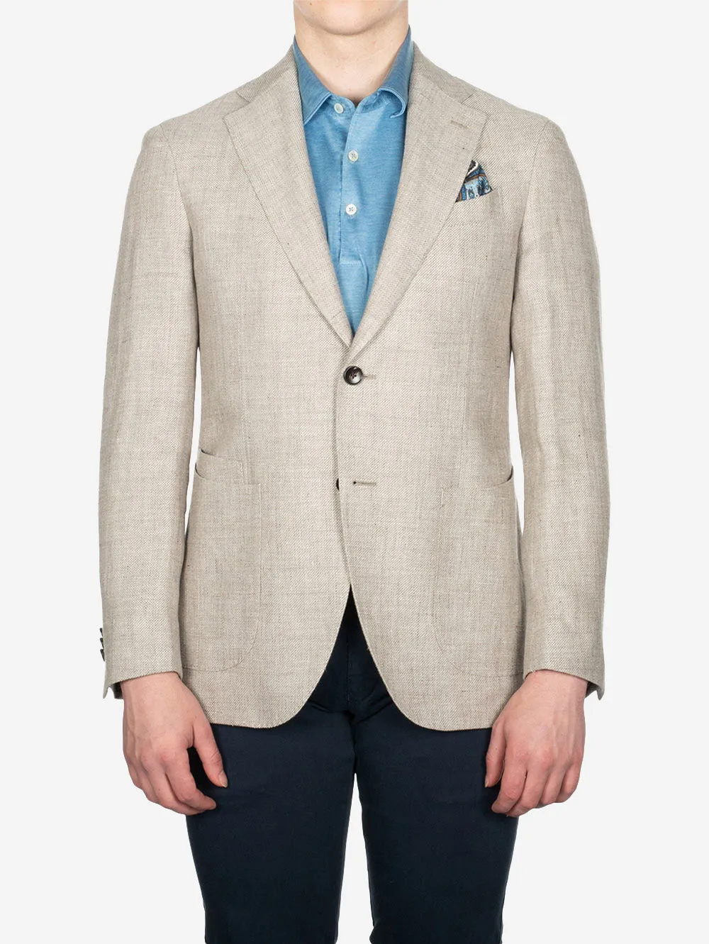 Half Lined Sports Jacket Beige