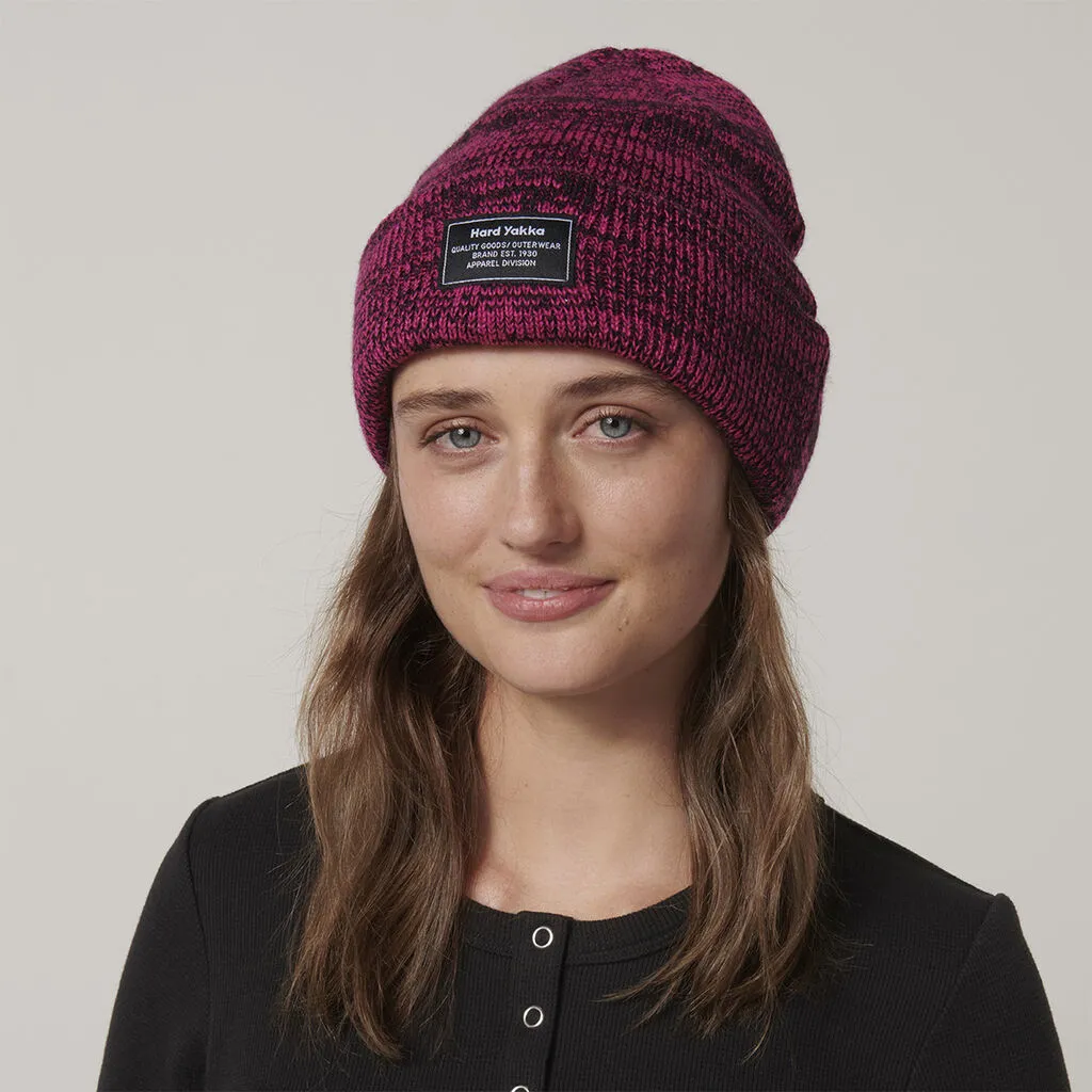 Hard Yakka 2tone Twist Marle Beanie (Y22301)