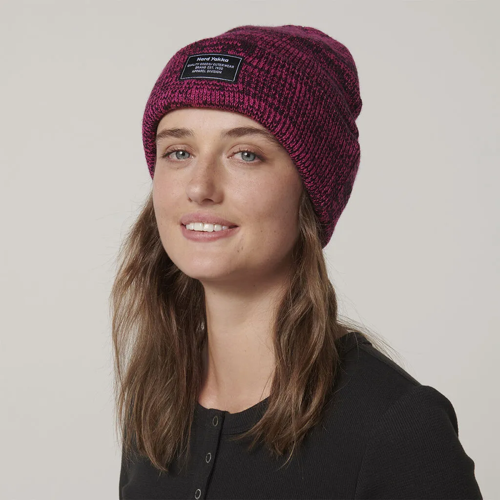 Hard Yakka 2tone Twist Marle Beanie (Y22301)