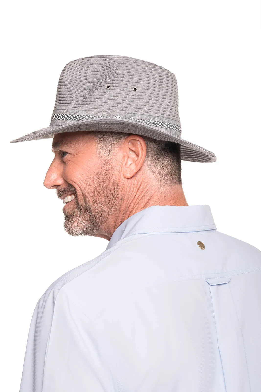 Holden Packable Travel Fedora | Fog