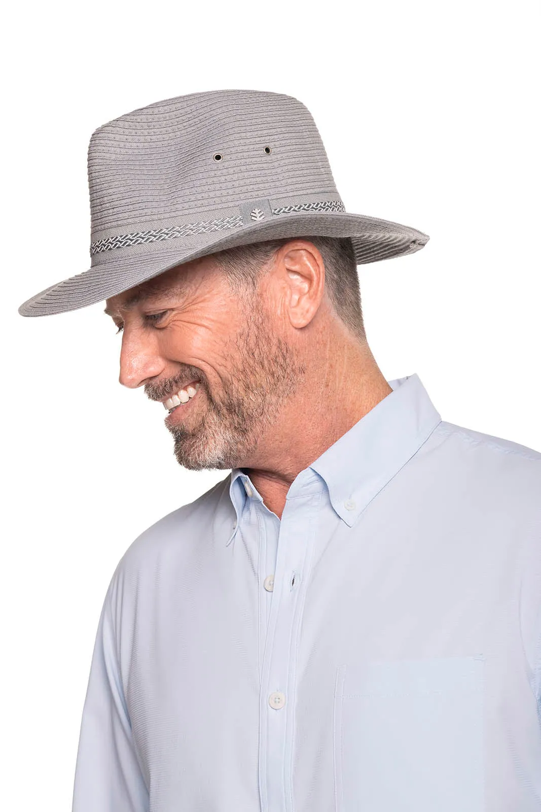 Holden Packable Travel Fedora | Fog