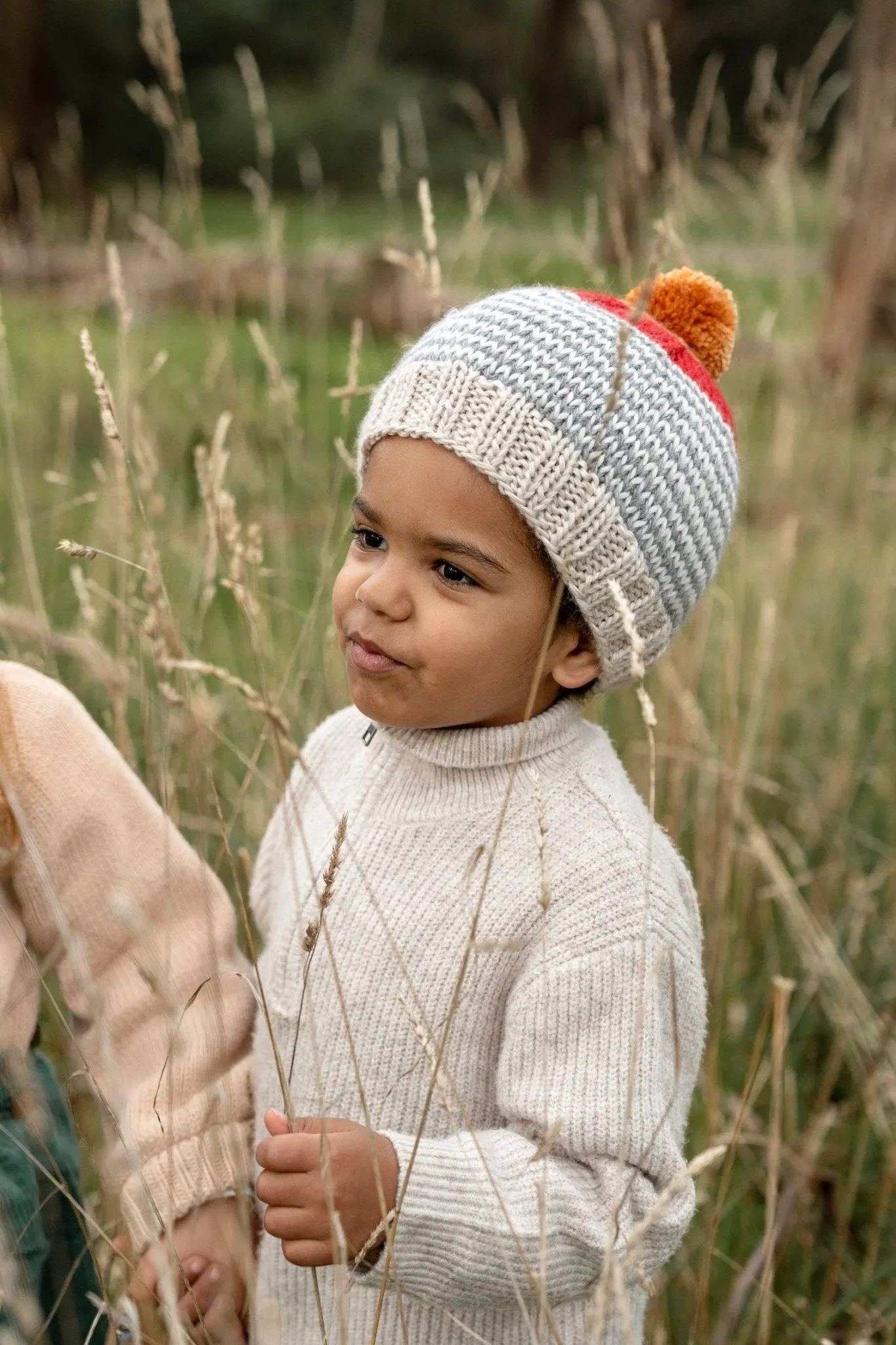 Horizon Beanie Grey Stripe