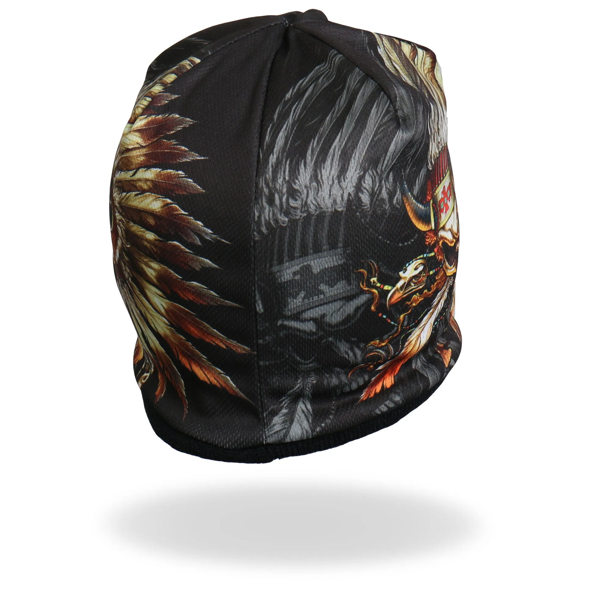 Hot Leathers KHC1024 Sublimated Indian Skull Beanie