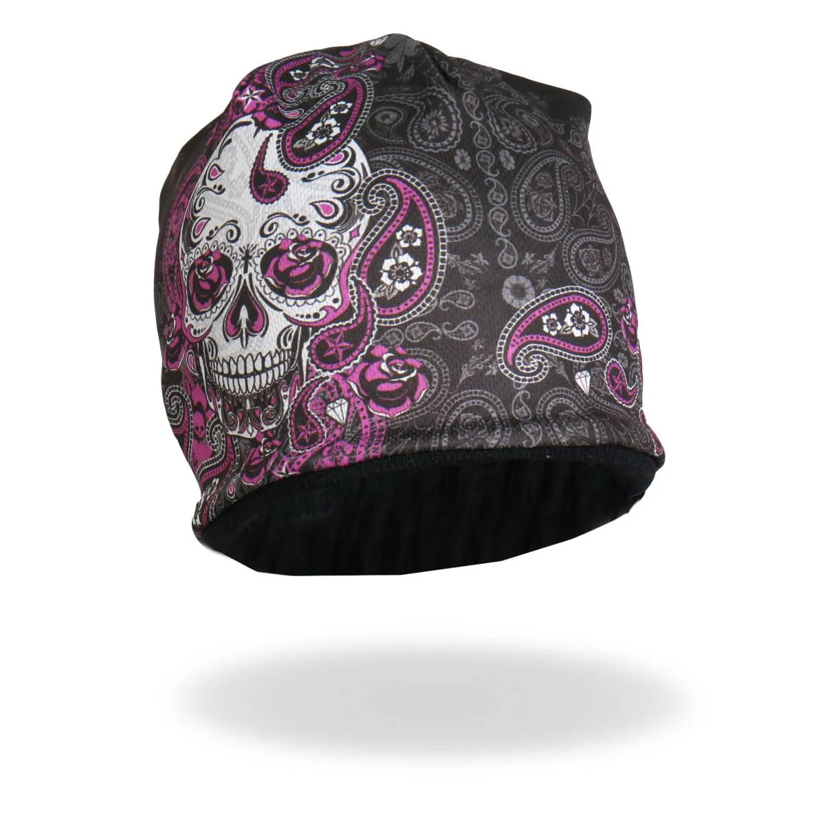 Hot Leathers KHC1030 Sublimated Sugar Paisley 2 Beanie