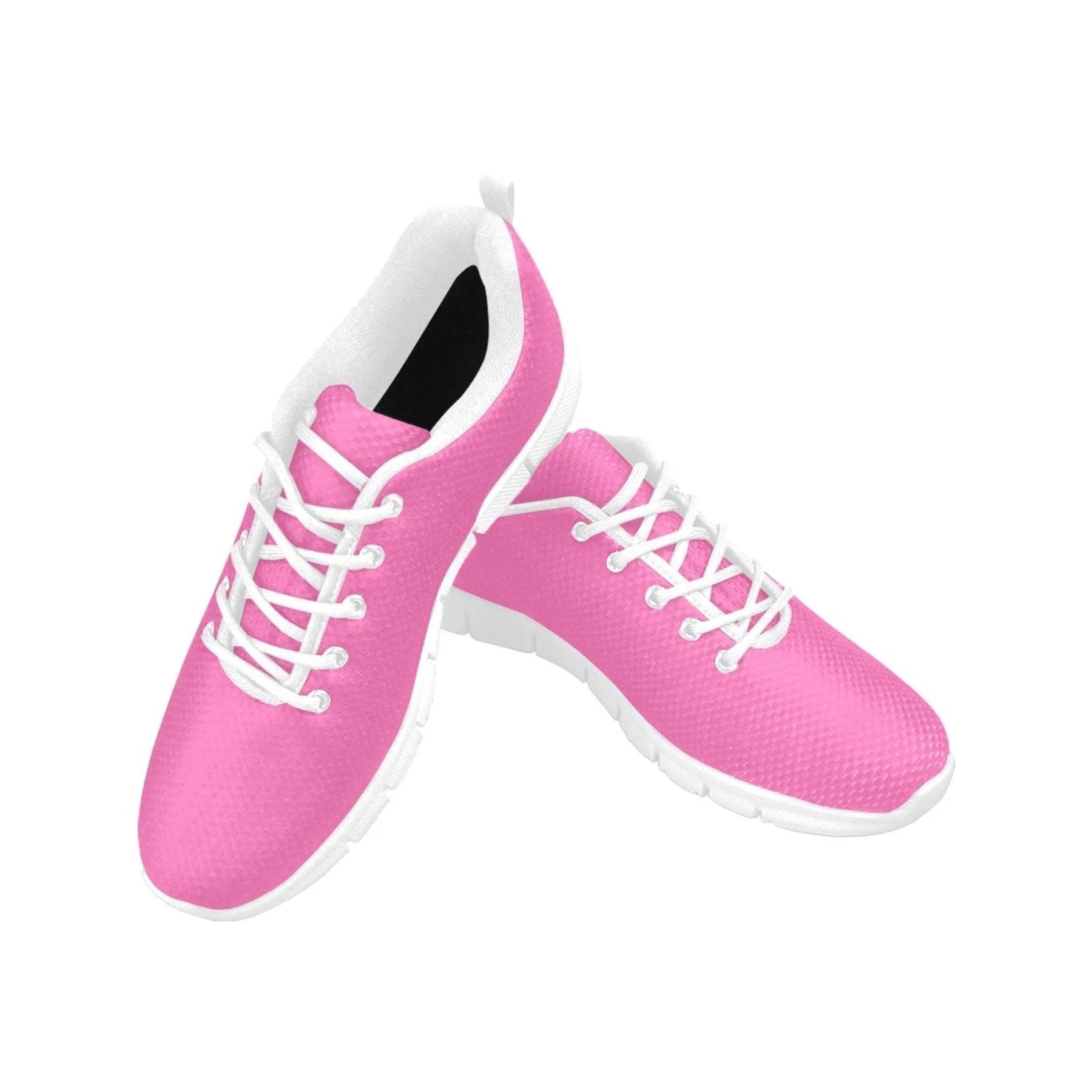 Hot Pink Running Sneakers Shoes For Women