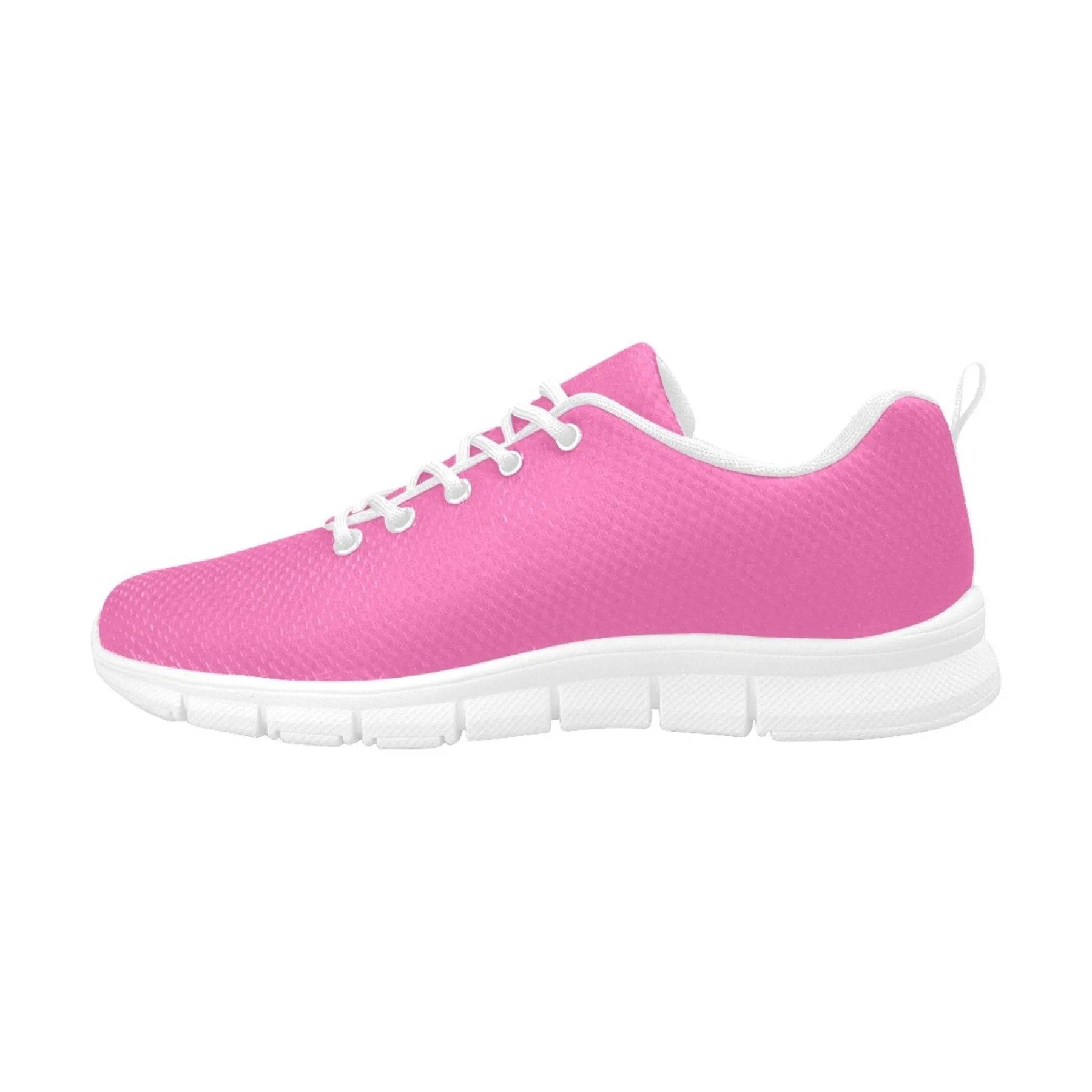 Hot Pink Running Sneakers Shoes For Women