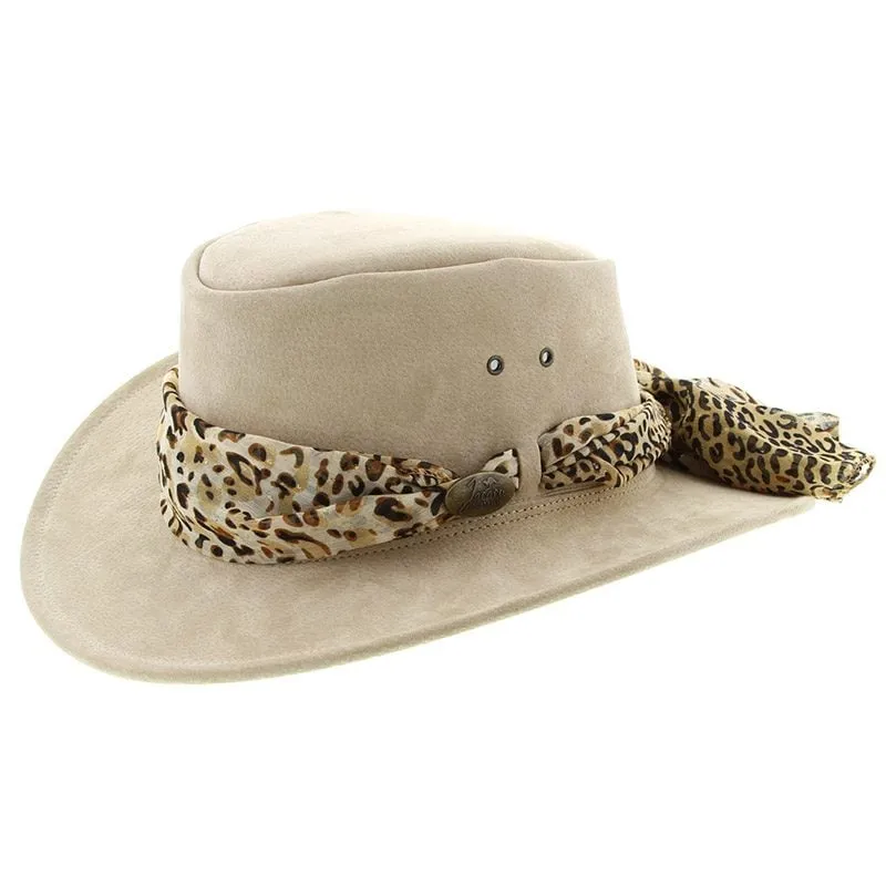 Jacaru Hats Jillaroo Suede - Sand