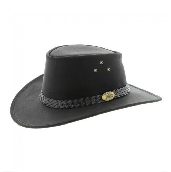 Jacaru Hats Wallaroo Oiled - Black