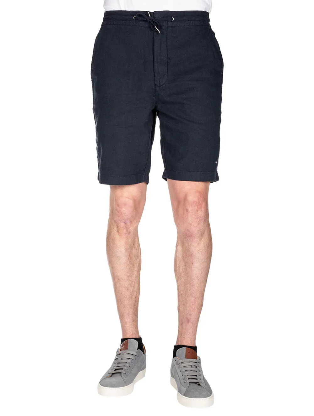 Linen Shorts Navy