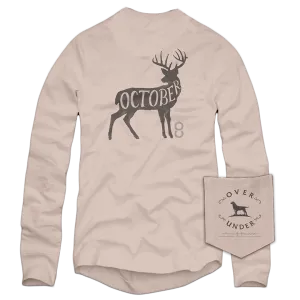 L/S October Whitetail T-Shirt Barley