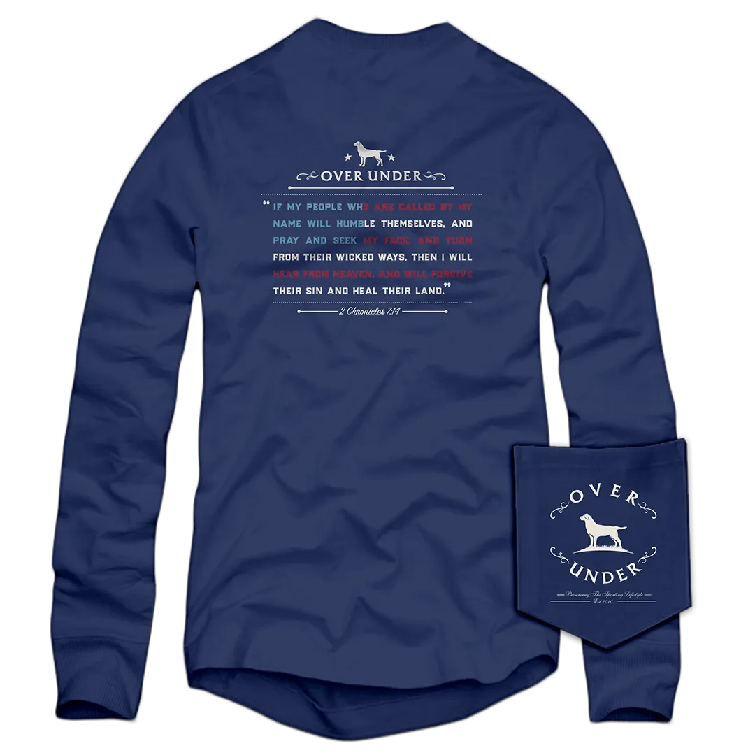 L/S Promise Keeper T-Shirt Navy