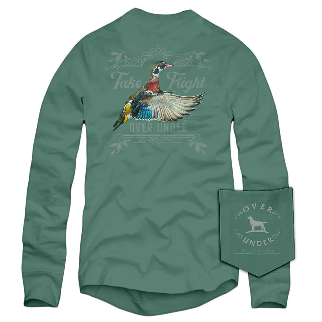 L/S Take Flight T-Shirt Light Green