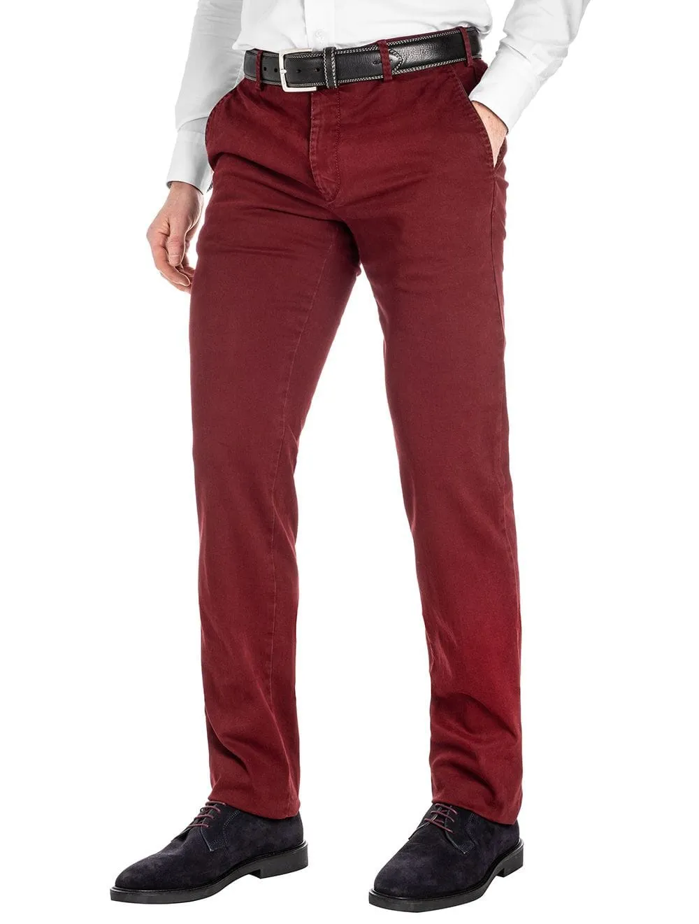 Lynx | Cotton & Cashmere Chinos Dark Mauve