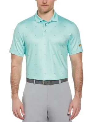 Men's Short Sleeve Hats Off Conversational Polo