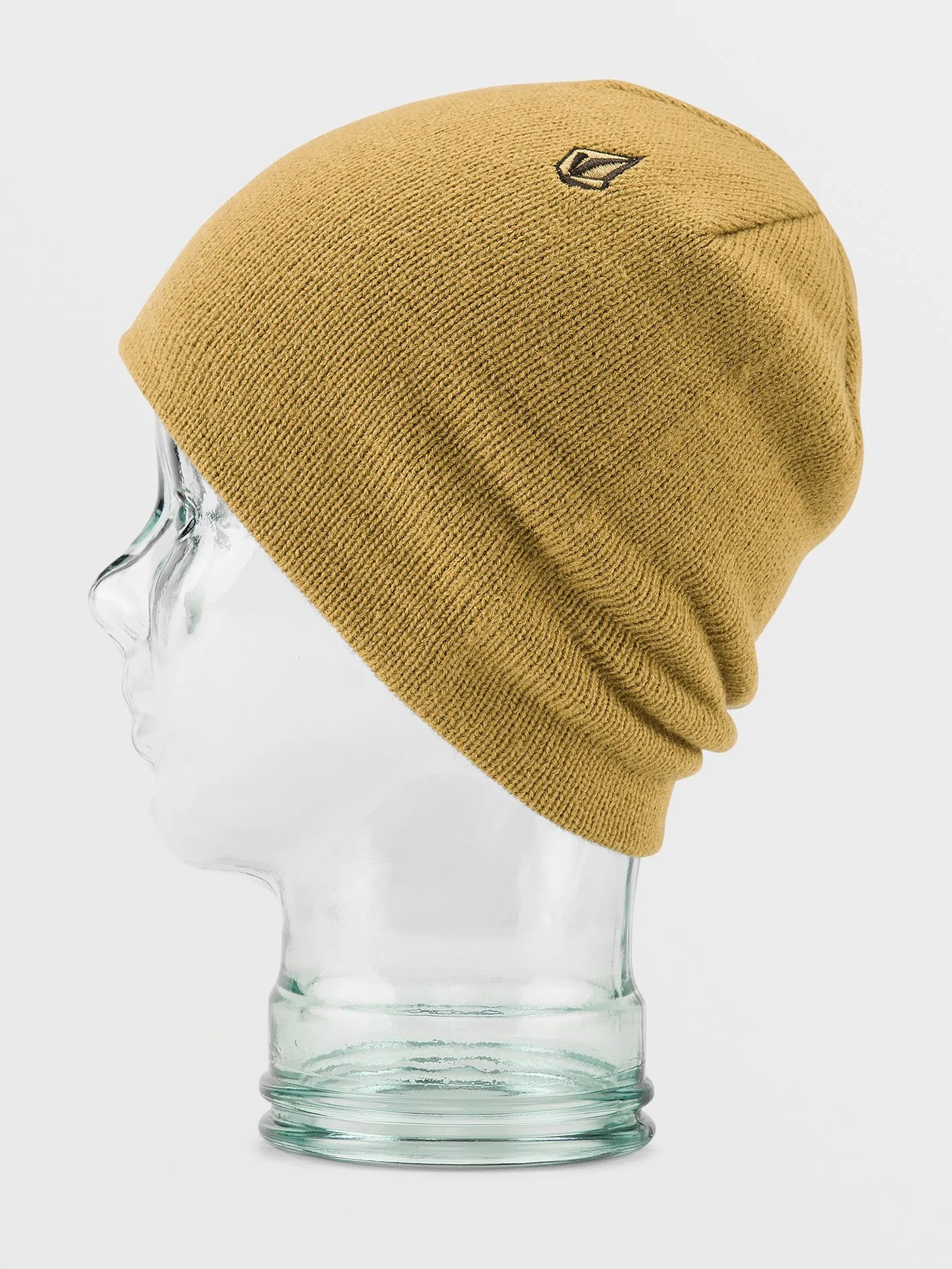 Mens V.Co Skull Beanie - Dark Khaki