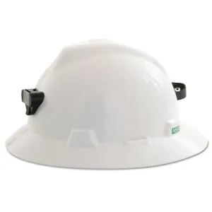 MSA 460069 WHITE V-GARD HAT W/STAZ-