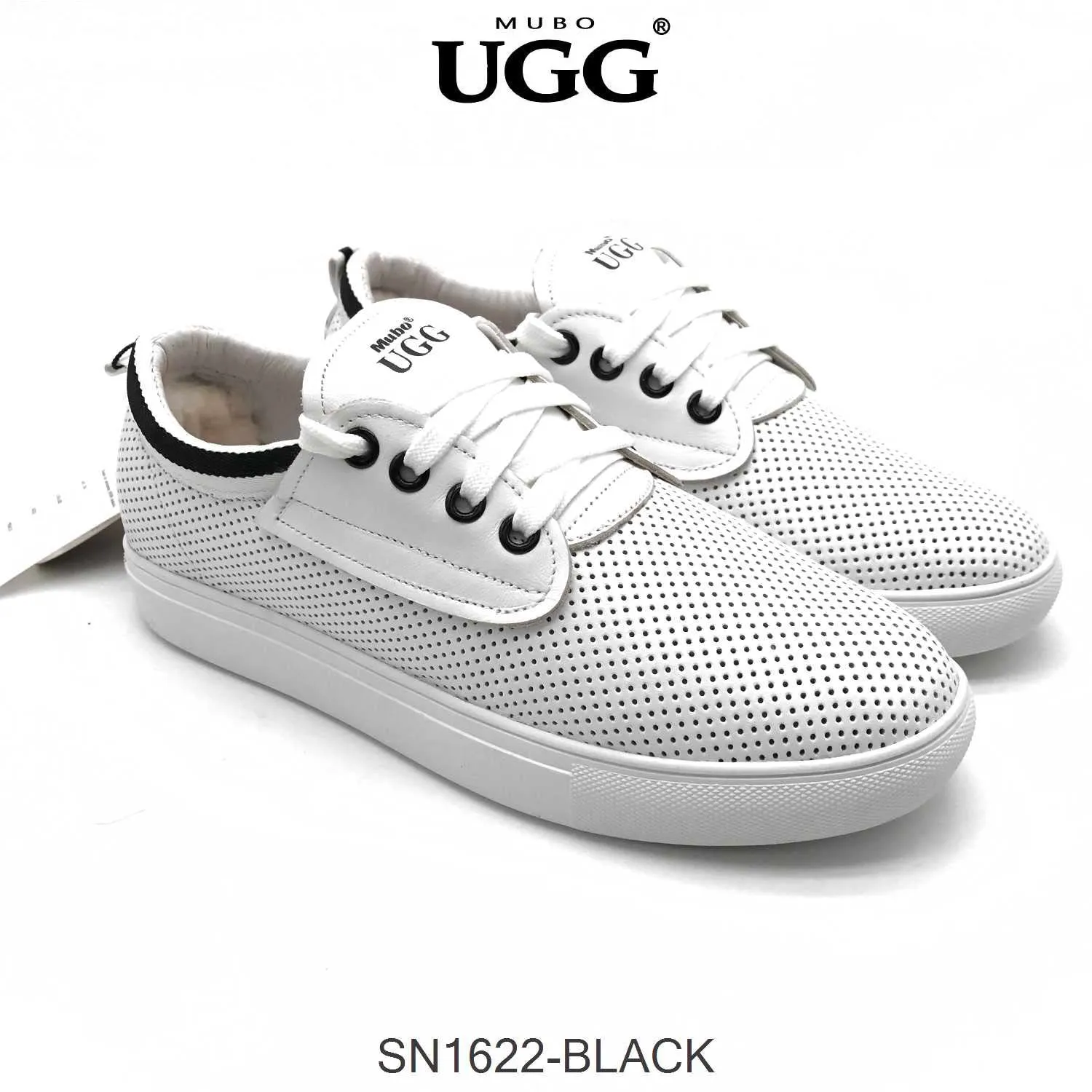 MUBO UGG Summer White Comfortable Breathable Sneakers