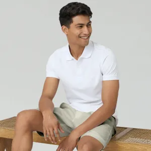 Nova Combed Cotton Polo T-shirts Polar White