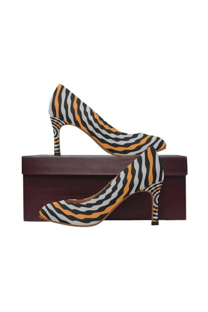 Orange Blossoms Women's High Heels