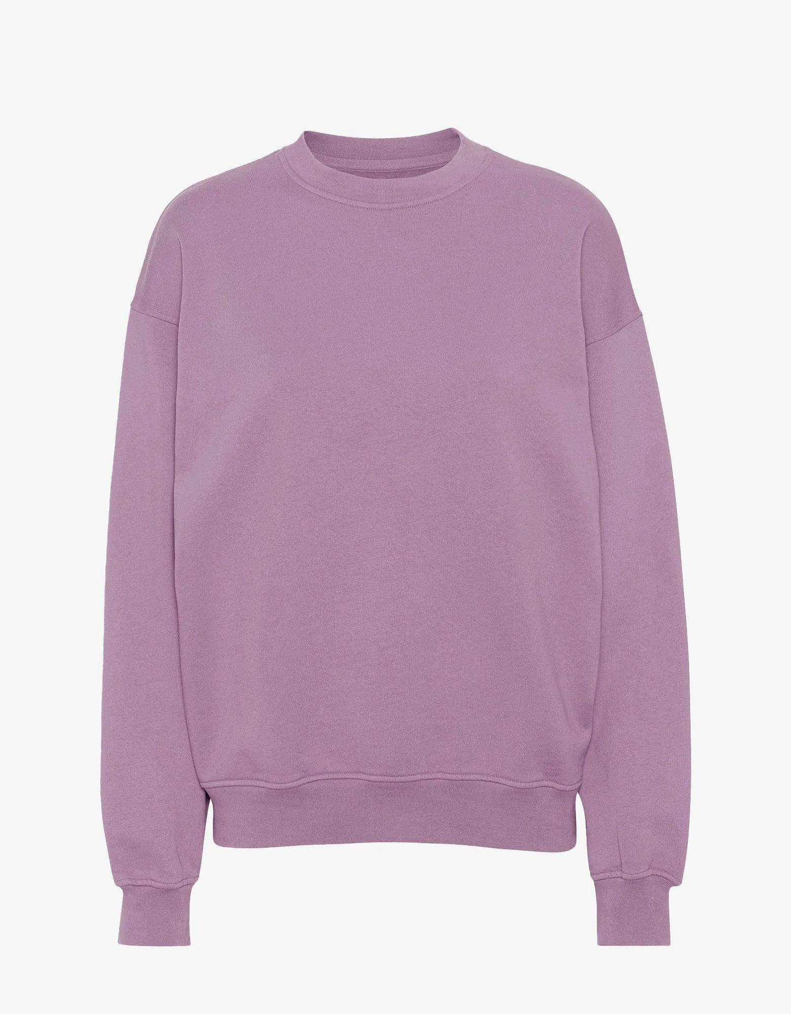 Organic Oversized Crew - Pearly Purple